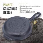 Victoria 4-Inch Pre-Seasoned Cast Iron Skillet