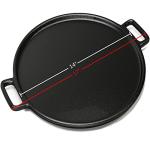 14-Inch Cast Iron Pizza Pan for Versatile Cooking