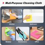 100-Pack Microfiber Cleaning Cloths for Every Need