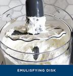 GE 12-Cup Food Processor with Stainless Steel Accessories