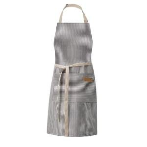 DILLMAN Adjustable Striped Kitchen Apron with Pockets