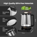 Temperature Control Glass Electric Kettle, 1.8L