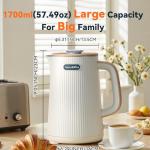 Nueve&Five 1.7L Electric Kettle for Tea & Coffee