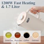 Nueve&Five 1.7L Electric Kettle for Tea & Coffee