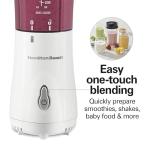 Hamilton Beach Portable Blender for Smoothies on the Go