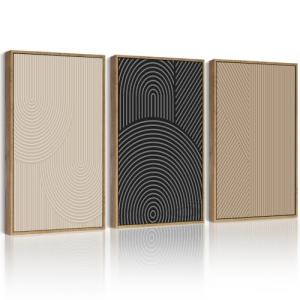 Mid-Century Modern Abstract Wall Art 11x14in