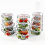 24-Piece Glass Storage Set with Lids