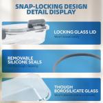 24-Piece Glass Storage Set with Lids