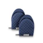 KitchenAid Mini Oven Mitt Set, Blue Willow