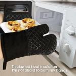 Heat Resistant Silicone Oven Mitts and Rack Set