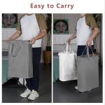 Efluky Slim Collapsible Laundry Basket with Handles