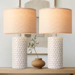 Modern Ceramic Table Lamp Set of 2