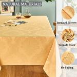 HomeJoy Waterproof Linen Tablecloth for Dining