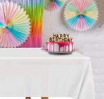 DecorRack 2 Pack Rectangular Plastic Tablecloths