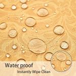 HomeJoy Waterproof Linen Tablecloth for Dining