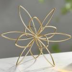 MOCOME 8" Gold Decorative Metal Sphere for Home