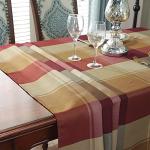 Red Checkered Rectangle Tablecloth 52 x 70 Inch