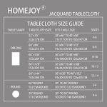 HomeJoy Waterproof Linen Tablecloth for Dining