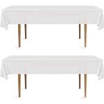DecorRack 2 Pack Rectangular Plastic Tablecloths