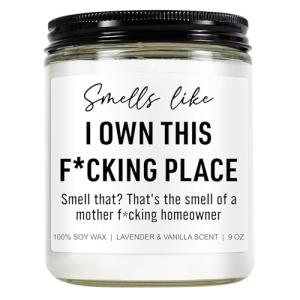 Funny Scented Candle for New Homeowners
