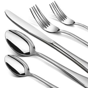 40-Piece Stainless Steel Cutlery Set for 8