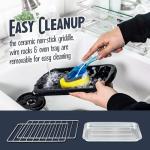 Retro 3-in-1 Breakfast Station with Toaster, Griddle, Coffee Maker