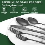 60-Piece Stainless Steel Silverware Set with Organizer