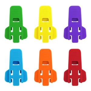 6 Pack Easy Manual Can Openers with Colorful Covers