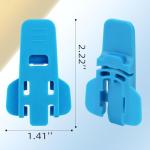 6 Pack Easy Manual Can Openers with Colorful Covers