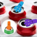 6 Pack Easy Manual Can Openers with Colorful Covers