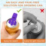 6 Pack Easy Manual Can Openers with Colorful Covers