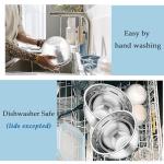 TeamFar Nesting Stainless Steel Mixing Bowls Set