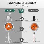 LINKChef 6-Cup Electric Food Processor and Chopper