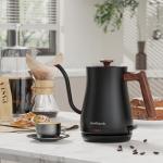 Anfilank 0.8L Gooseneck Electric Kettle with Thermometer