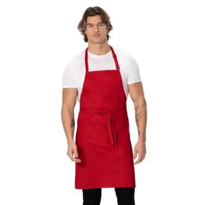 Red Unisex Butcher Apron by Chef Works