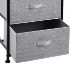 Amazon Basics Black 4-Drawer Storage Organizer Unit