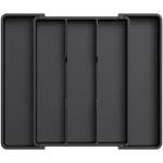Expandable Cooking Utensil Drawer Organizer in Black