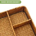 Wicker Tea Bag and Sugar Packet Organizer