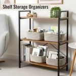 Set of 8 Woven Storage Baskets - Brown