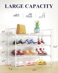 Kitsure Sturdy DIY Shoe Rack for Space-Saving