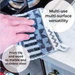 Skoy Reusable Dish Scrubbers, 4-Pack Assorted Colors