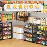 Stackable Can Rack Organizer - 2 Pack