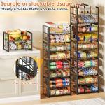 Stackable Can Rack Organizer - 2 Pack