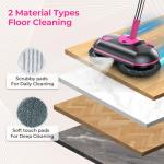 Cordless Electric Spin Mop with Water Sprayer