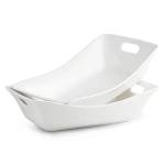 YHOSSEUN Large White Serving Bowls with Handles