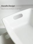 YHOSSEUN Large White Serving Bowls with Handles