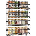 Bunoxea Wall-Mounted Spice Rack Organizer Set