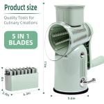Easy-Grip Rotary Cheese and Vegetable Grater