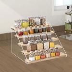 VAEHOLD 5-Tier Wooden Spice Rack Organizer