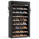 LANTEFUL 10-Tier Tall Shoe Rack Organizer
